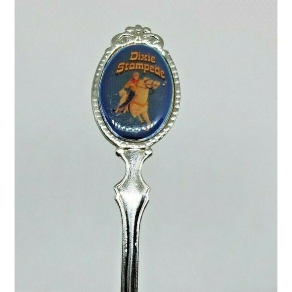 Dixie Stampede Tennessee Mini Collectible Engraved Silver Spoon Home Décor - Picture 2 of 12
